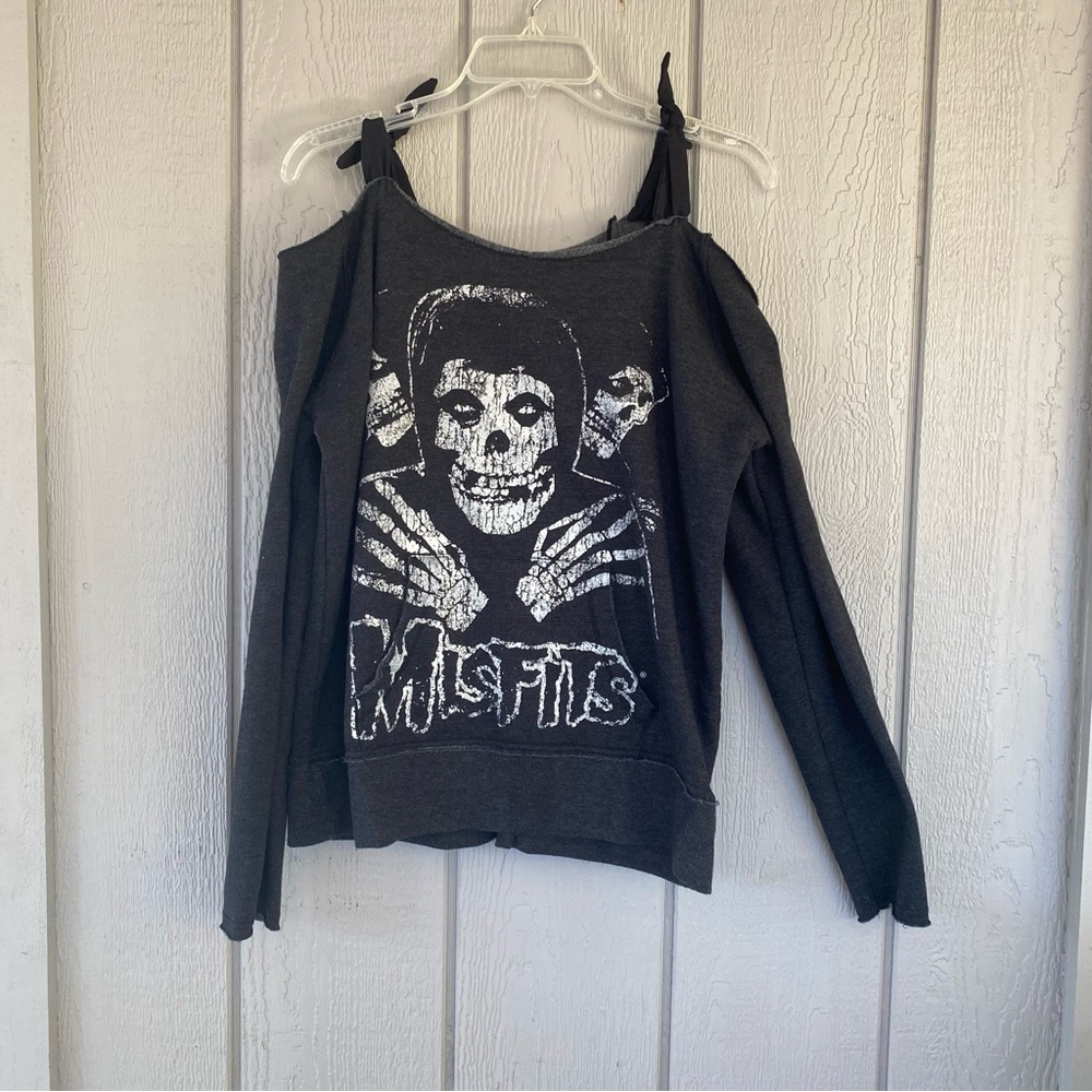 Misfits Pull Over Modified Altered Custom Cut Wit… - image 1